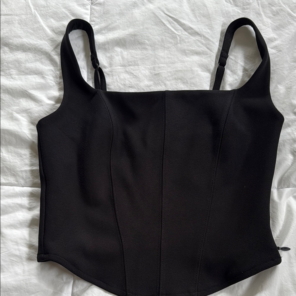 Abercrombie tank black  small never worn